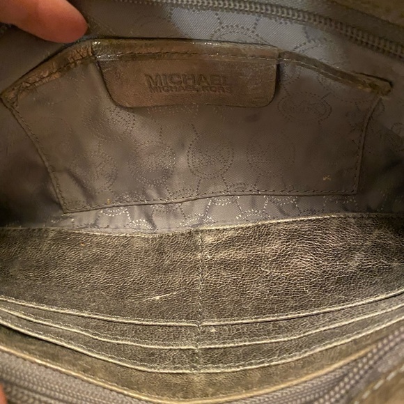 Michael Kors Metallic Bronze Clutch - Picture 4 of 5